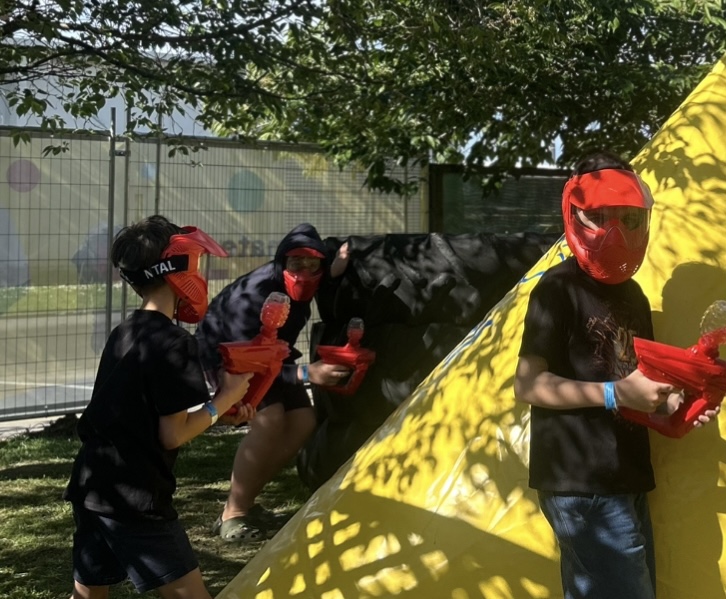 Kids enjoying Gellyball – unique birthday party idea Christchurch